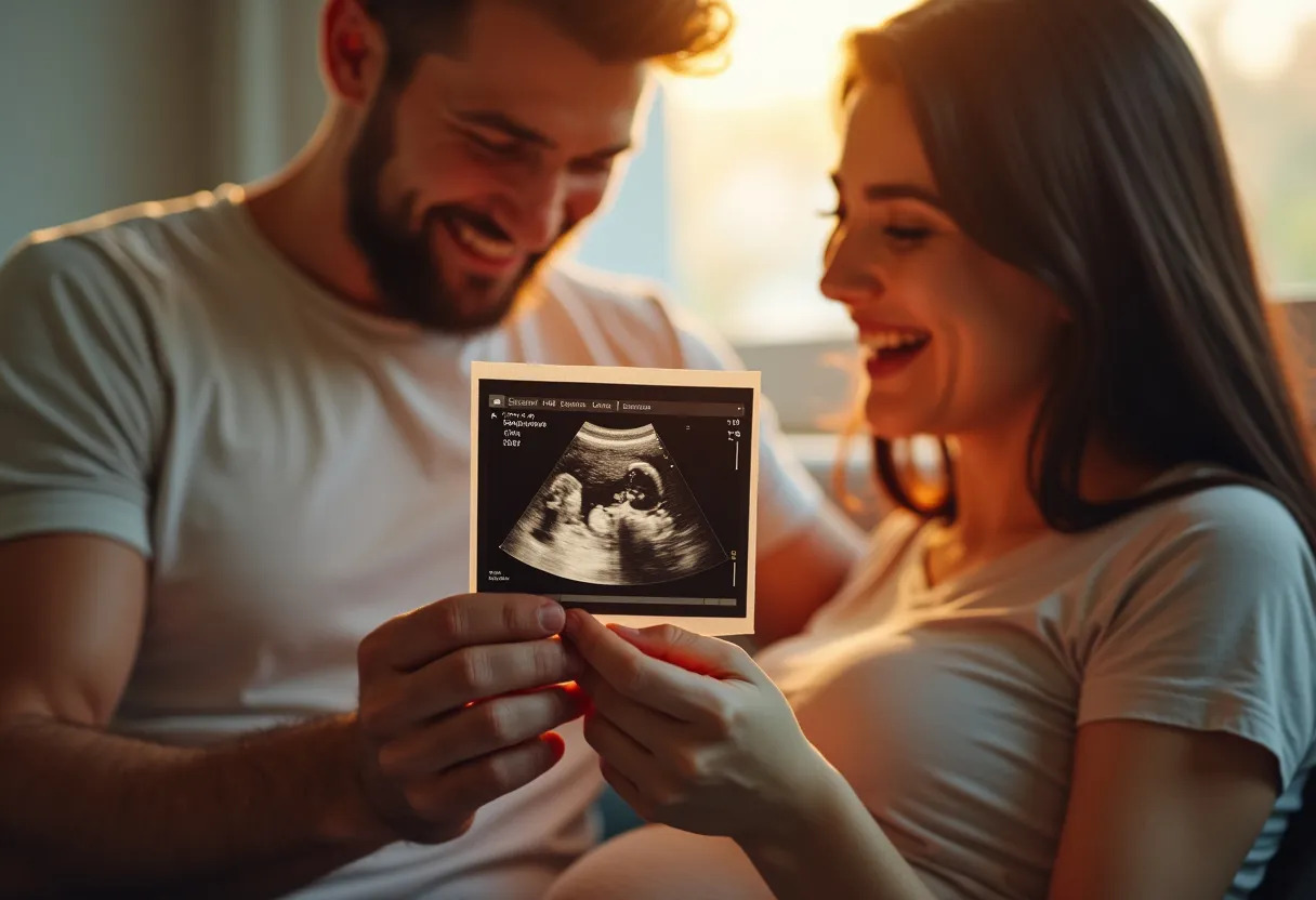 écho 3d bébé trisomique